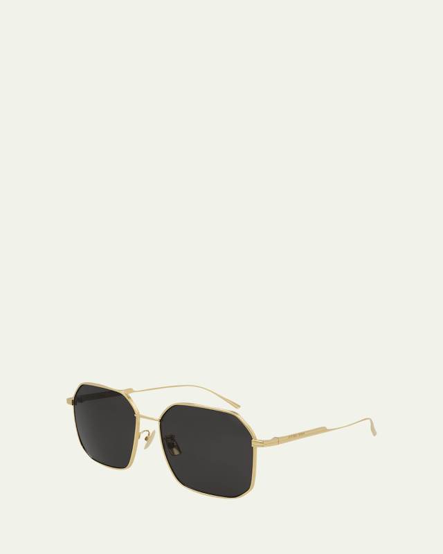 Geometric Metal Sunglasses